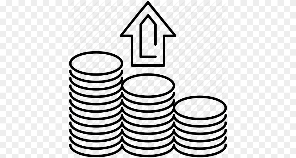 Coins Export Finance Give Money Stacks Icon Free Png Download