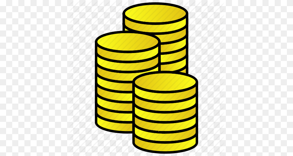 Coins Money Stack Icon, Coin Free Png Download