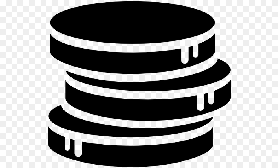 Coins Stack Coin Stack Icon, Gray Png