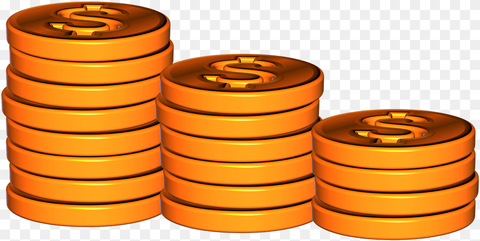 Coinscoin Pilestack Pila De Monedas, Tape Png Image