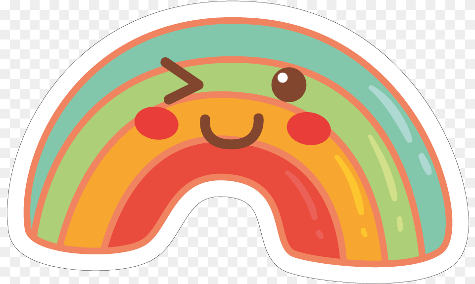 Coisas Fofas Stickers Rainbow Cute, Nature, Outdoors Free Png