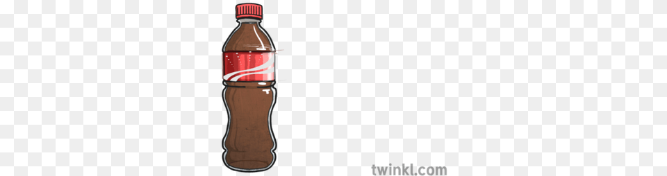 Coke Bottle Illustration Plastic Bottle, Beverage, Soda, Food, Ketchup Png