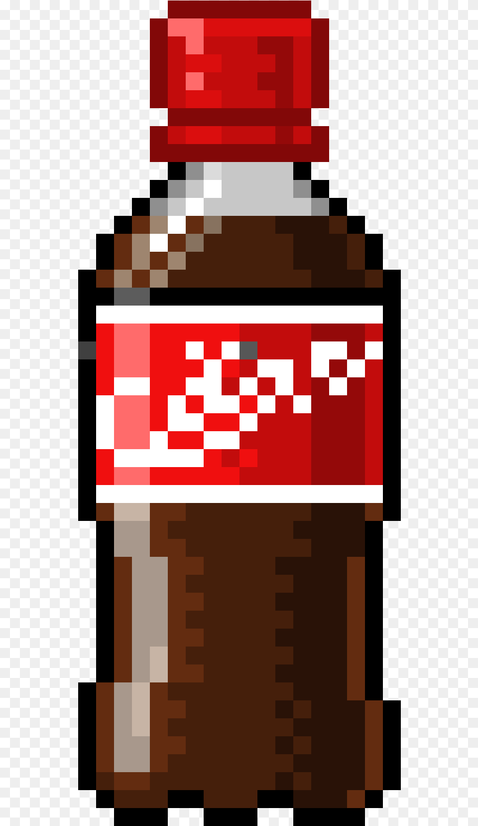 Coke Bottle Pixel Art Free Png