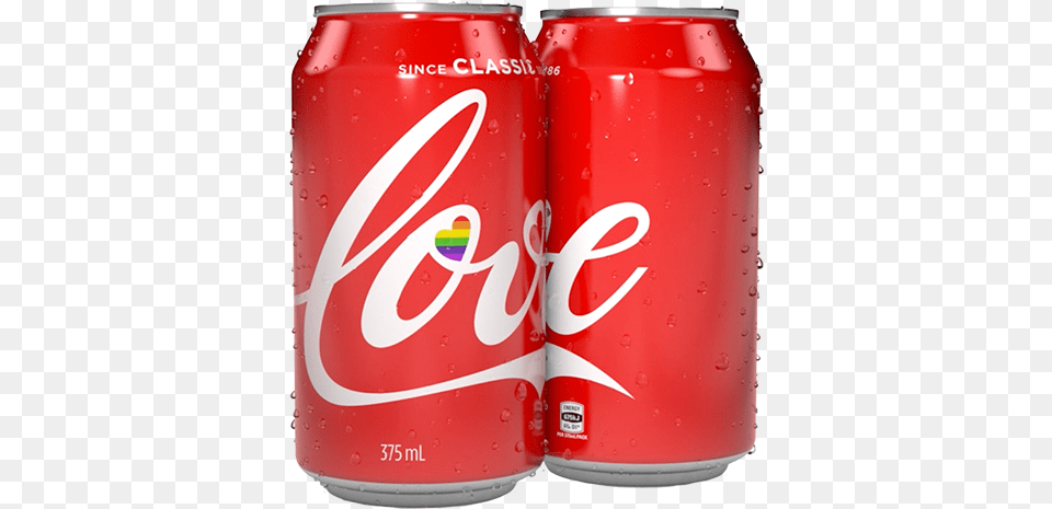 Coke Can Coca Cola Love Cans, Beverage, Soda, Tin Free Transparent Png