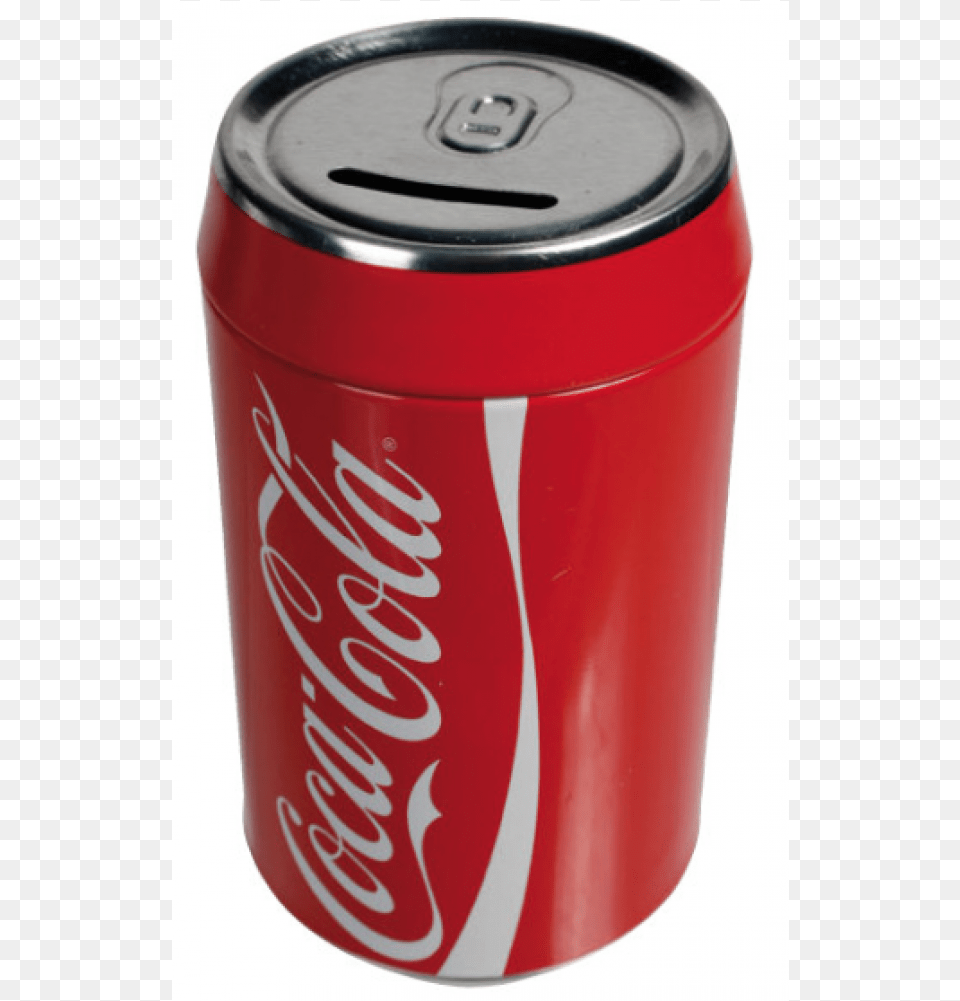Coke Can Money Box, Tin, Beverage, Soda Free Png