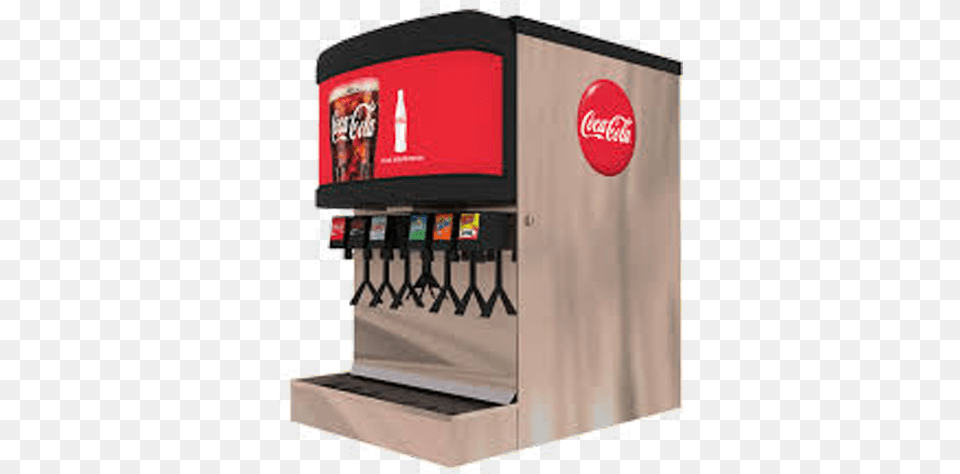 Coke Dispenser 6 Valve Machine, Kiosk, Gas Pump, Pump Png Image