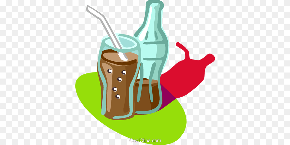 Cola Royalty Vector Clip Art Illustration, Beverage, Soda, Smoke Pipe, Ammunition Free Png Download