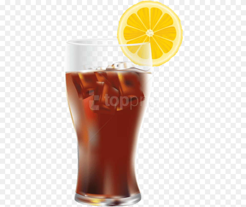 Cola With Ice And Lemon Images Coca Cola Con Limone, Glass, Beverage, Machine, Wheel Free Png