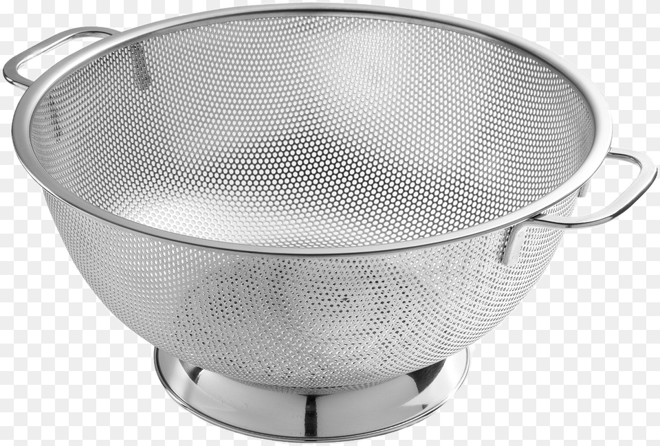 Colander Stainless Steel Rice Strainer, Bowl Free Transparent Png