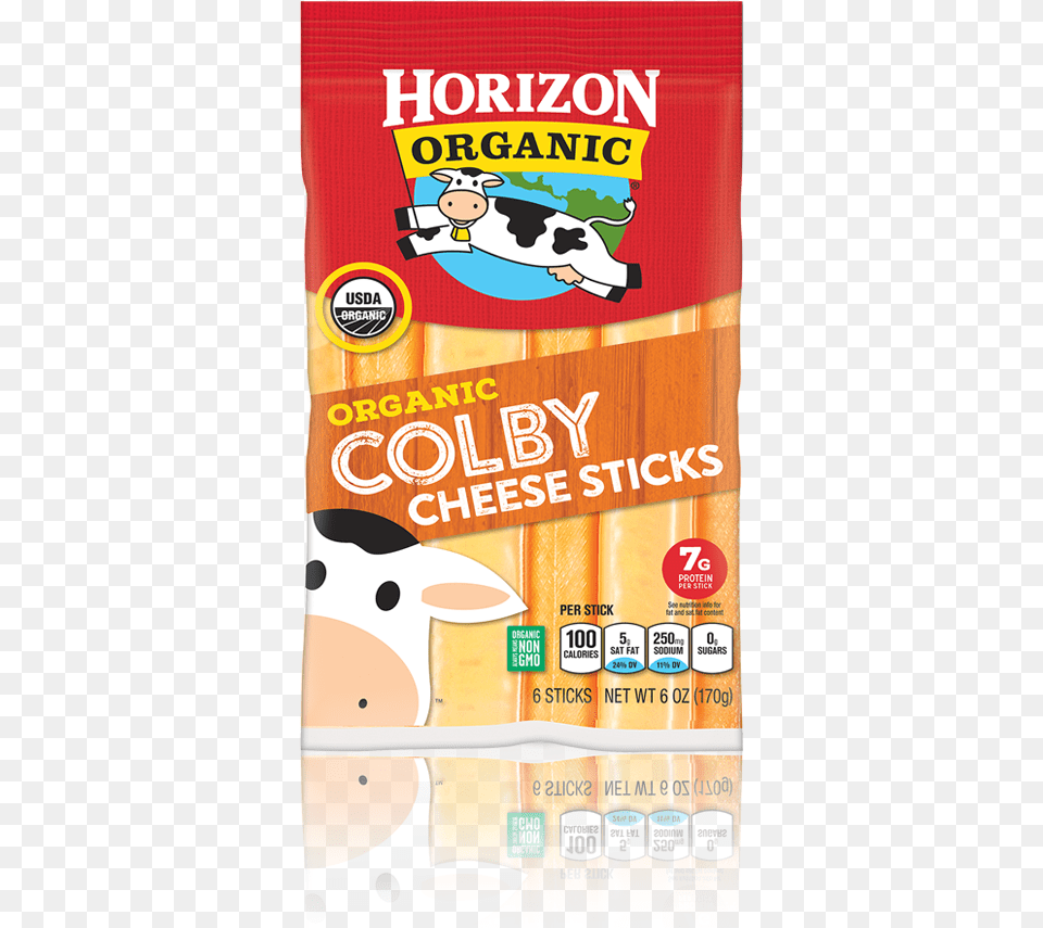 Colby Cheese Sticks Horizon Organic Colby Cheese Sticks, Advertisement, Poster Png Image