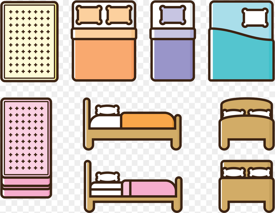 Colchn Vector Iconos, Furniture Free Png Download