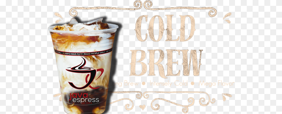 Cold Brew Java Espress, Cream, Dessert, Food, Ice Cream Png Image