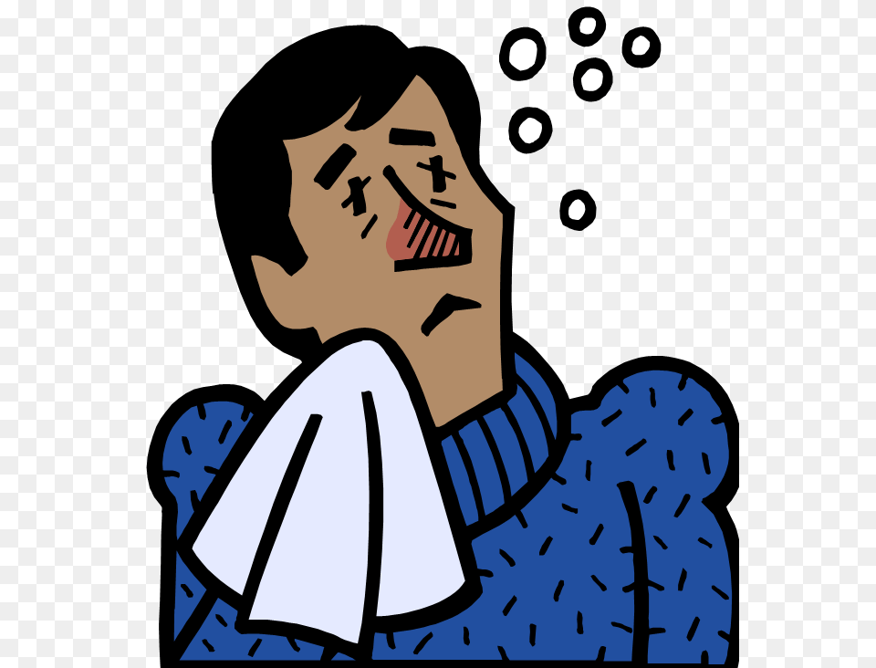 Cold Clipart Flu, Adult, Male, Man, Person Free Png