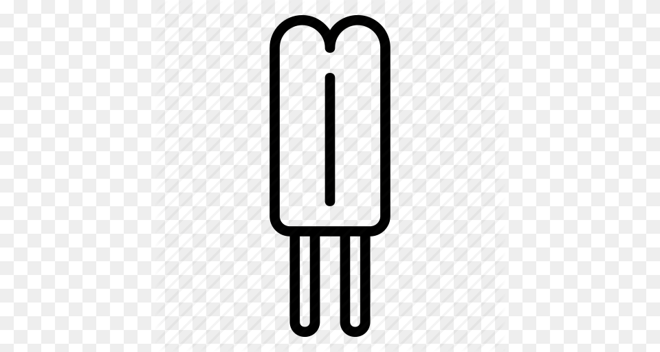 Cold Double Fruits Popsicle Icon, Cutlery, Fork Png Image