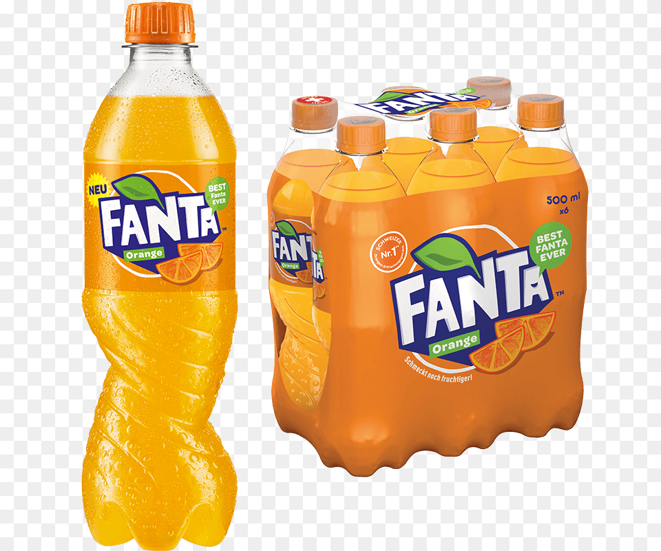 Cold Drink Konfest Fanta Orange 500ml Uk, Juice, Beverage, Ketchup, Food Free Png