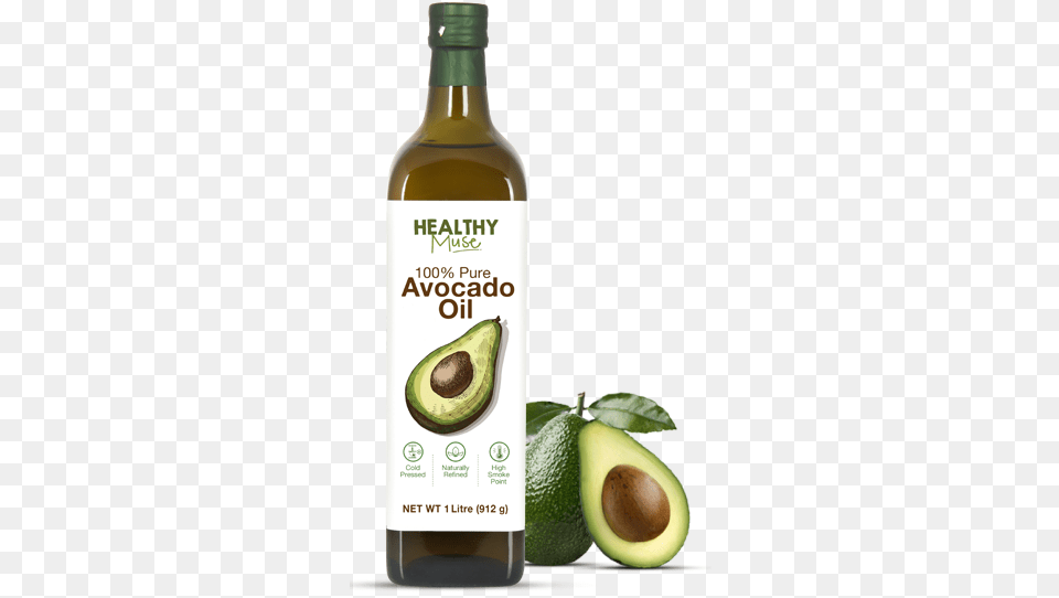 Cold Pressed And Heart Healthy Avocado Cooking Oil Healthy Cooking Oil, Food, Fruit, Plant, Produce Png