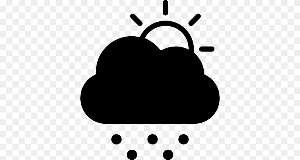 Cold Stormy Day Weather Symbol Of Dark Cloud Hiding, Gray Free Transparent Png