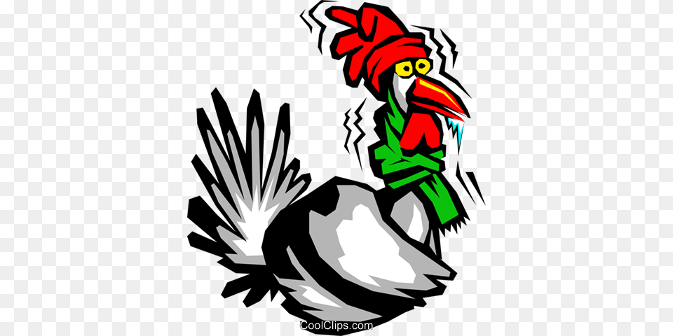 Cold Turkey Royalty Vector Clip Art Illustration, Animal, Beak, Bird, Baby Free Png Download