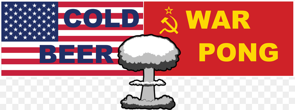 Cold War Beer Pong Solberghunterdon Airport, Fungus, Plant, Nuclear, American Flag Png Image