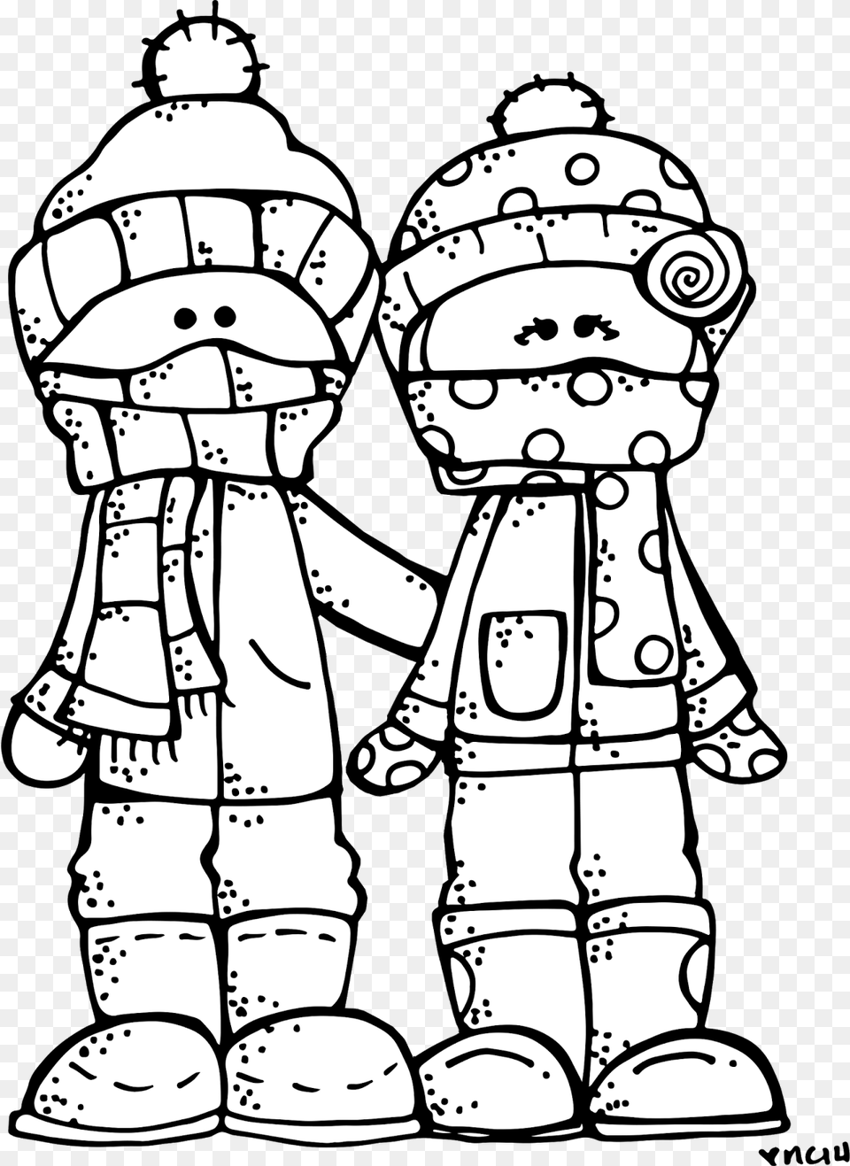 Cold Weather Black And White Cold Weather Coloring Pages, Baby, Person, Art, Face Free Png