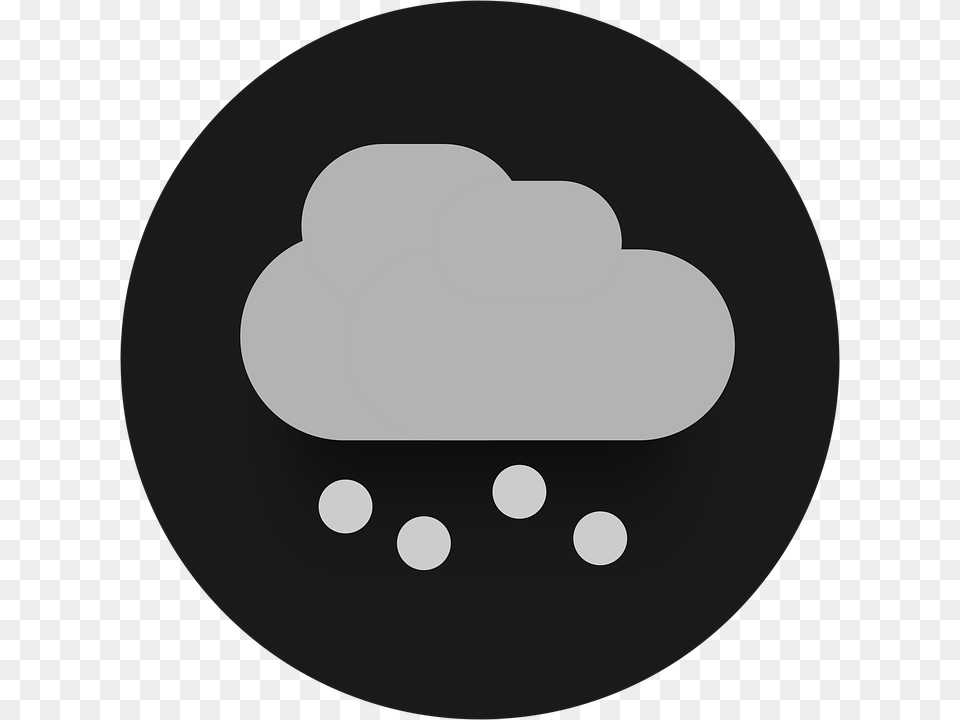 Cold Weather Black And White Mood Icon, Disk, Outdoors, Nature Free Transparent Png