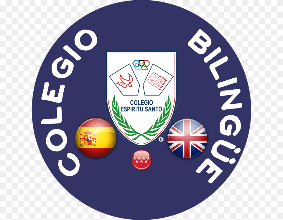 Cole Espritu Santo English Language, Badge, Logo, Symbol, Disk Free Png Download