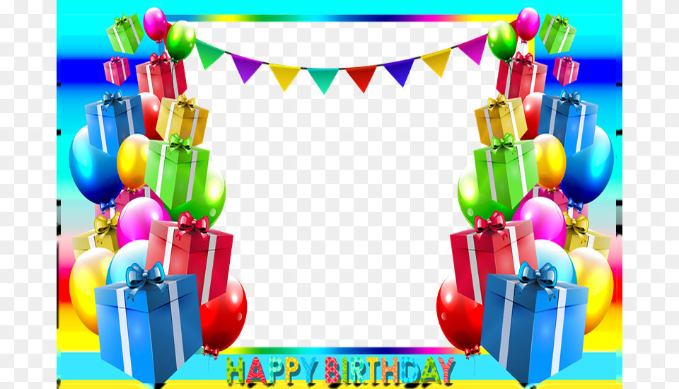 Coleccin De Gifs Frame Happy Birthday, Balloon Png Image
