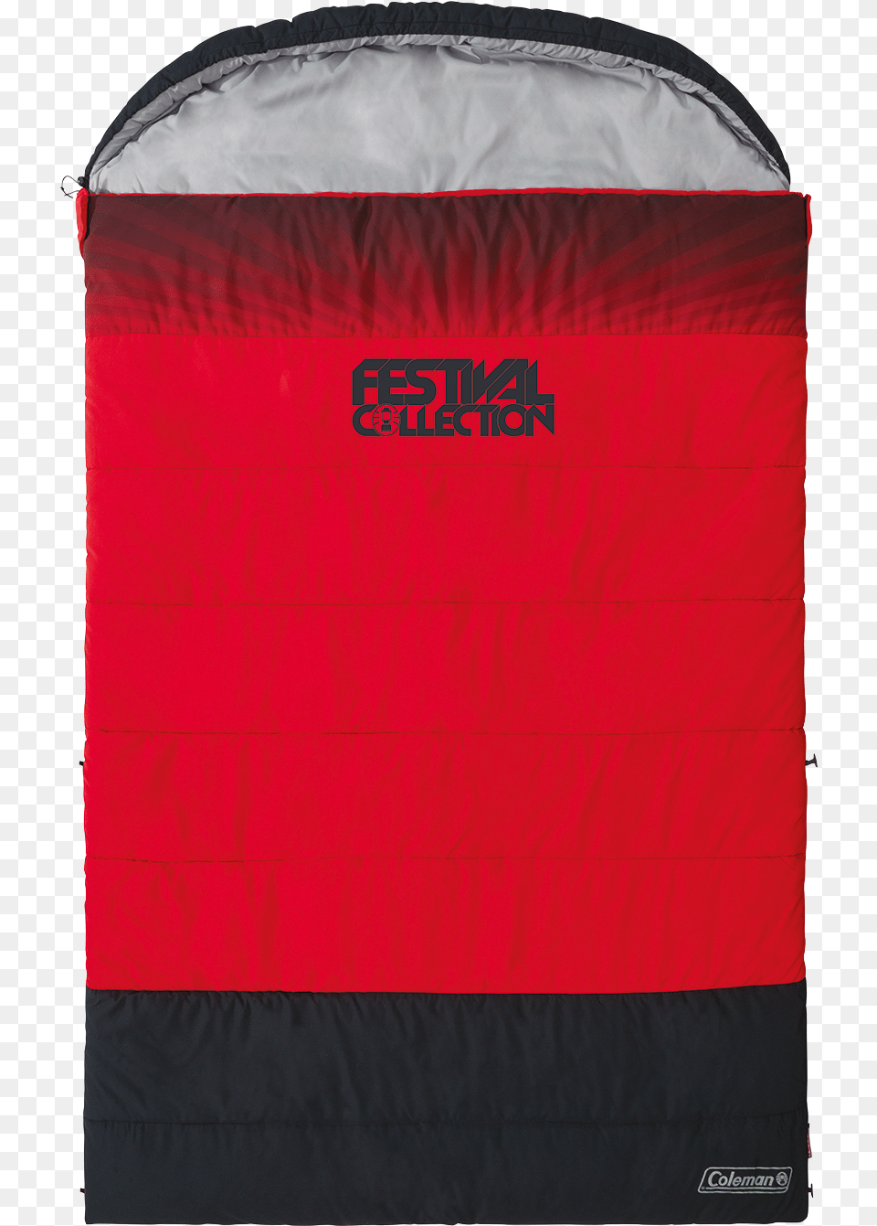 Coleman Festival Collection Double Sleeping Bag Redblack Coleman Festival Sleeping Bag, Blanket, Flag, Tent Free Png
