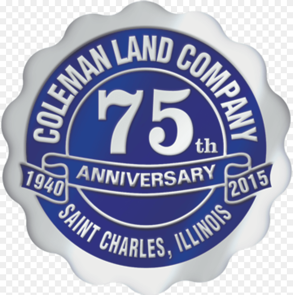 Coleman Land Company Anniversary Seals, Badge, Logo, Symbol, Food Png Image
