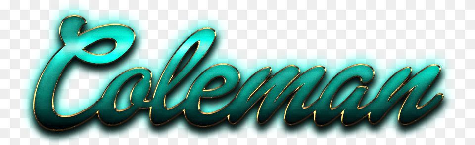 Coleman Name Logo Portable Network Graphics, Turquoise, Coil, Spiral, Text Png Image