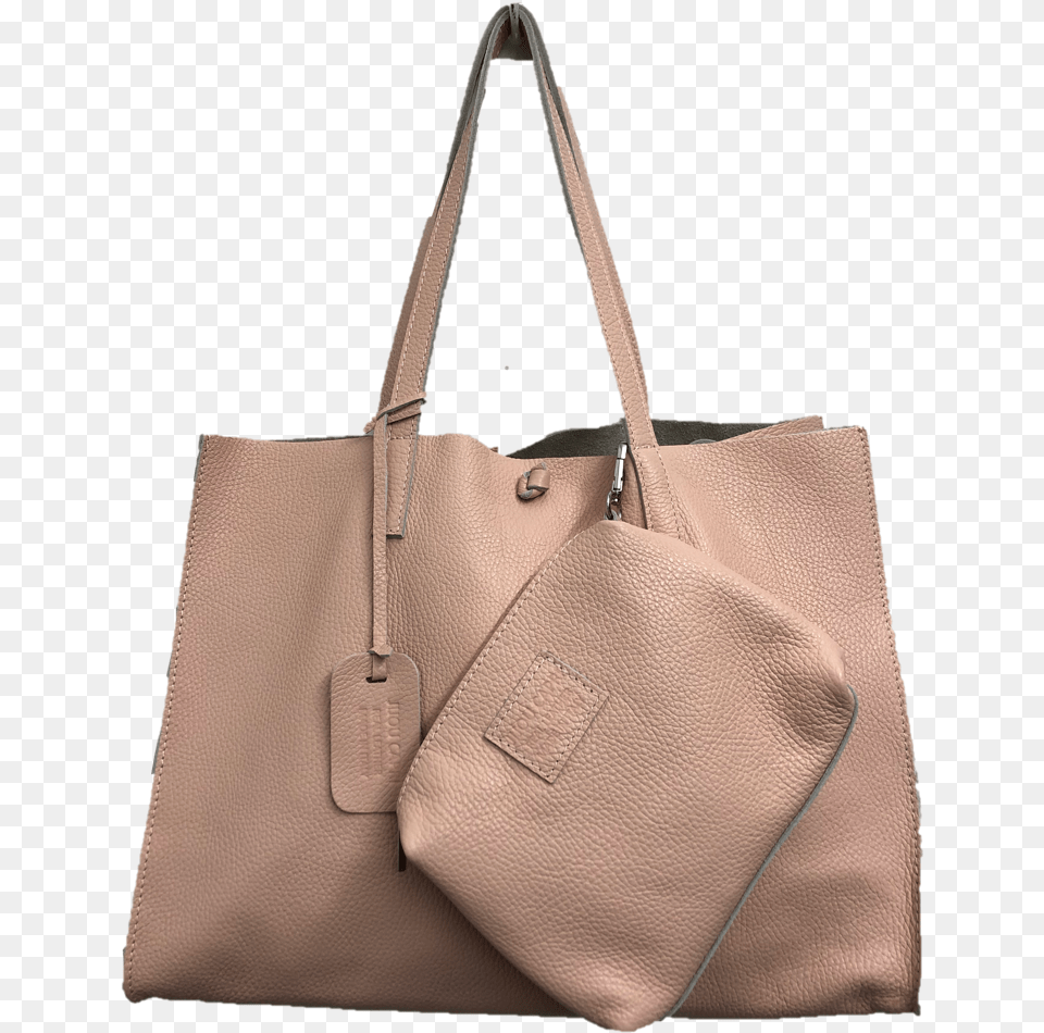 Colette Blush Italian Leather Tote Handbag Jijou Capri Italian Leather Bags, Accessories, Bag, Purse, Tote Bag Png