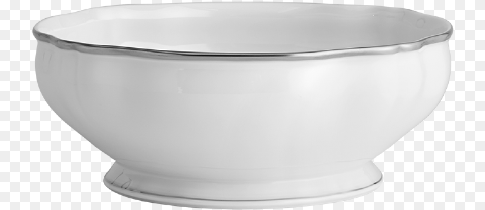 Colette Platinum Salad Bowl Muehle Porcelain Shaving Bowl, Art, Pottery, Soup Bowl, Mixing Bowl Free Transparent Png