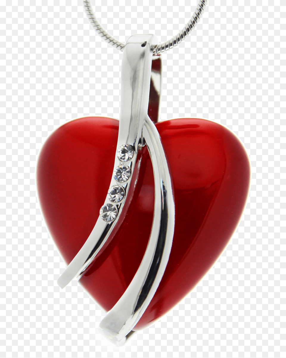 Colgante Corazn Rojo Con Cristales Swarovski Swarovski Herz Anhnger Mit Kette, Accessories, Pendant, Jewelry, Necklace Free Transparent Png