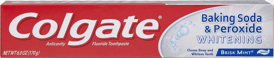 Colgate Baking Soda Amp Peroxide Whitening Toothpaste Colgate Free Transparent Png