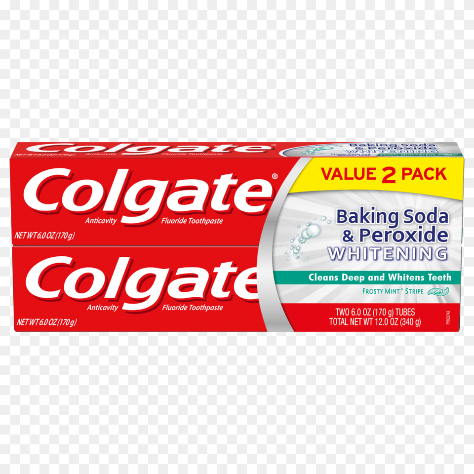 Colgate Baking Soda And Peroxide Whitening Toothpaste Frosty Mint, Dynamite, Weapon Png