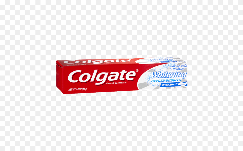 Colgate Baking Soda Peroxide Brisk Mint Whitening Fluoride, Toothpaste Free Png Download