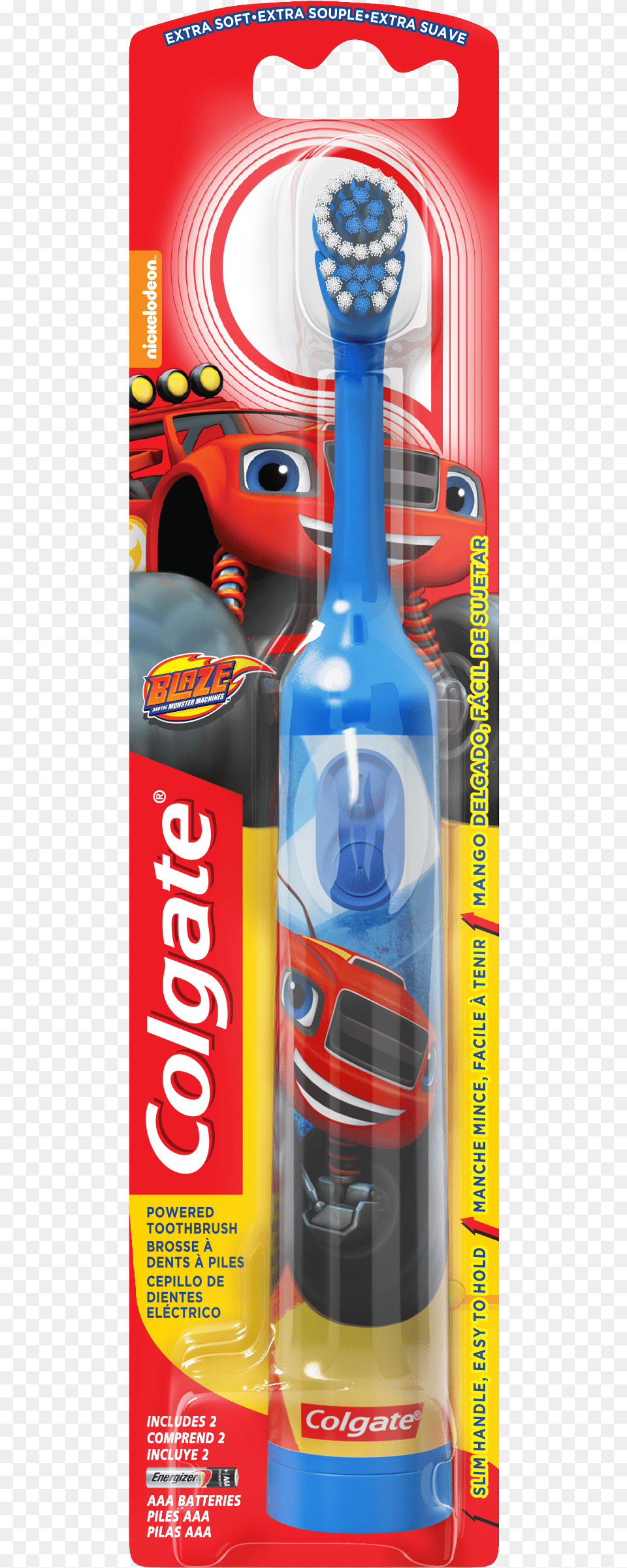 Colgate Kids Powered Toothbrush Blaze And The Monster Colgate Blaze And The Monster Machines Toothbrush, Brush, Device, Tool Free Png