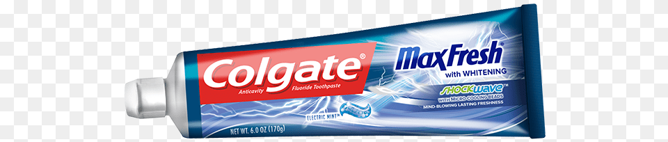 Colgate Max Fresh Shockwave Packshot Lg, Toothpaste Free Png
