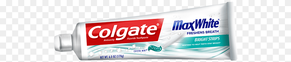 Colgate Max White Mini Bright Strips Packshot Lg, Toothpaste Free Transparent Png