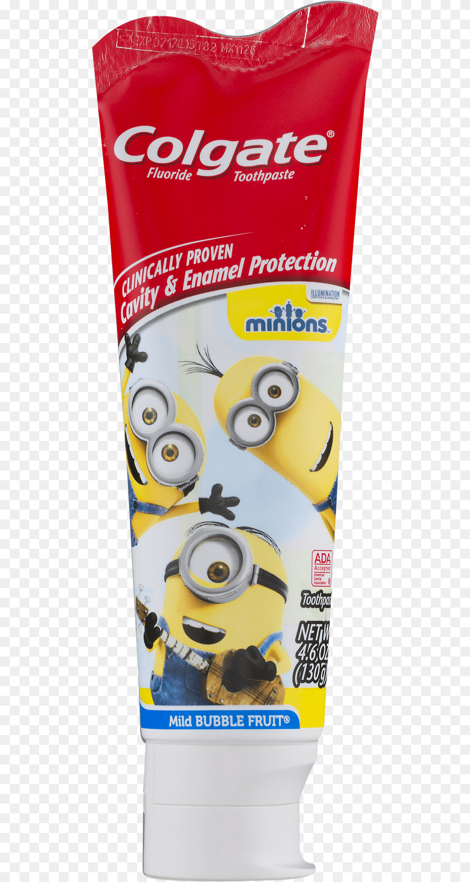 Colgate Minions Toothpaste, Bottle, Cosmetics, Sunscreen, Toy Free Transparent Png