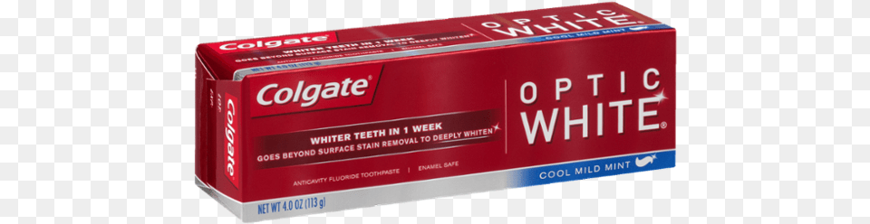 Colgate Optic White Toothpaste Box Free Png Download