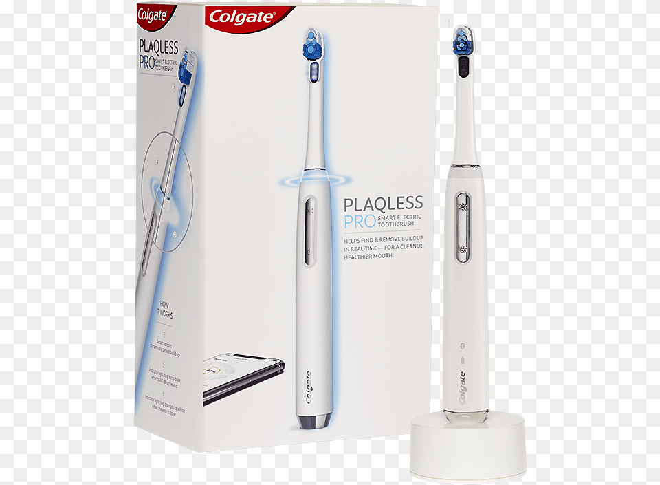 Colgate Plaqless Pro Smart Electric Toothbrush, Brush, Device, Tool, Pen Free Transparent Png