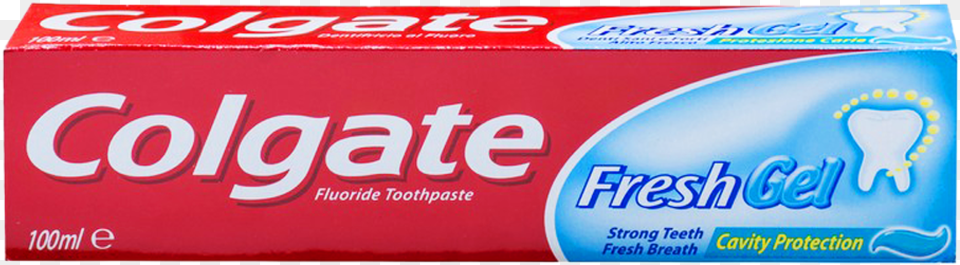 Colgate Tooth Paste Fresh Gel Cavity Protection 100 Colgate, Toothpaste Free Png