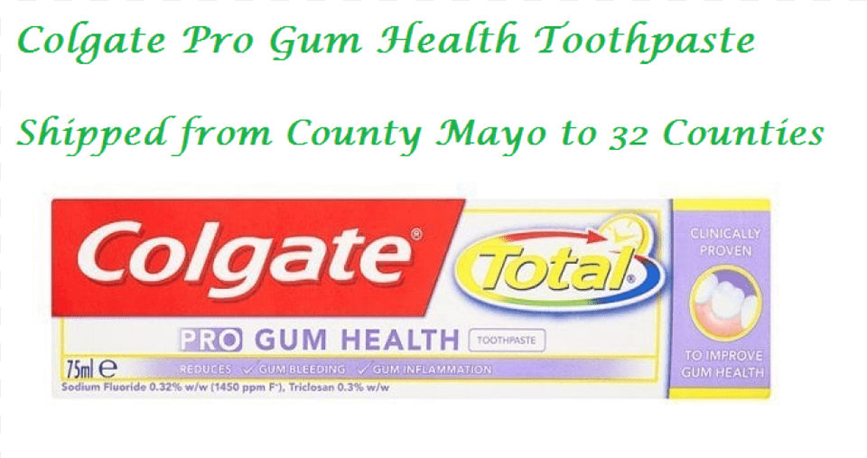 Colgate Total Pro Gum Health Toothpaste 75ml Colgate Total Original Care Free Png