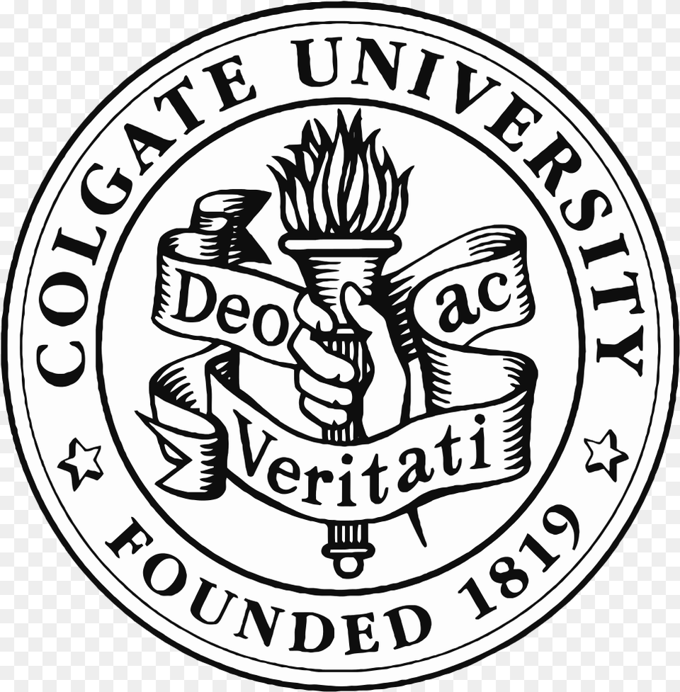 Colgate University Logo, Emblem, Symbol, Person, Coin Png Image