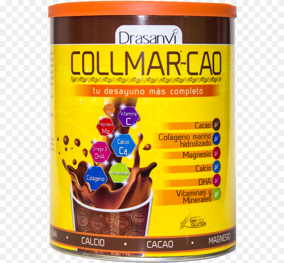 Colgeno Marino Y Magnesio, Cup, Can, Tin, Chocolate Png