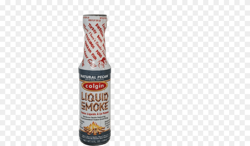 Colgin Liquid Smoke Natural Pecan Fume Liquide Colgin Pcan Naturel Citrus, Alcohol, Beer, Beverage, Tin Png Image