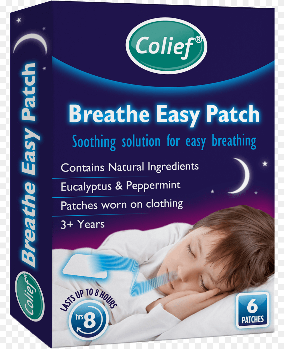 Colief Breath Easy Patch Colief Breathe Easy Patch, Person, Sleeping, Baby, Face Free Png