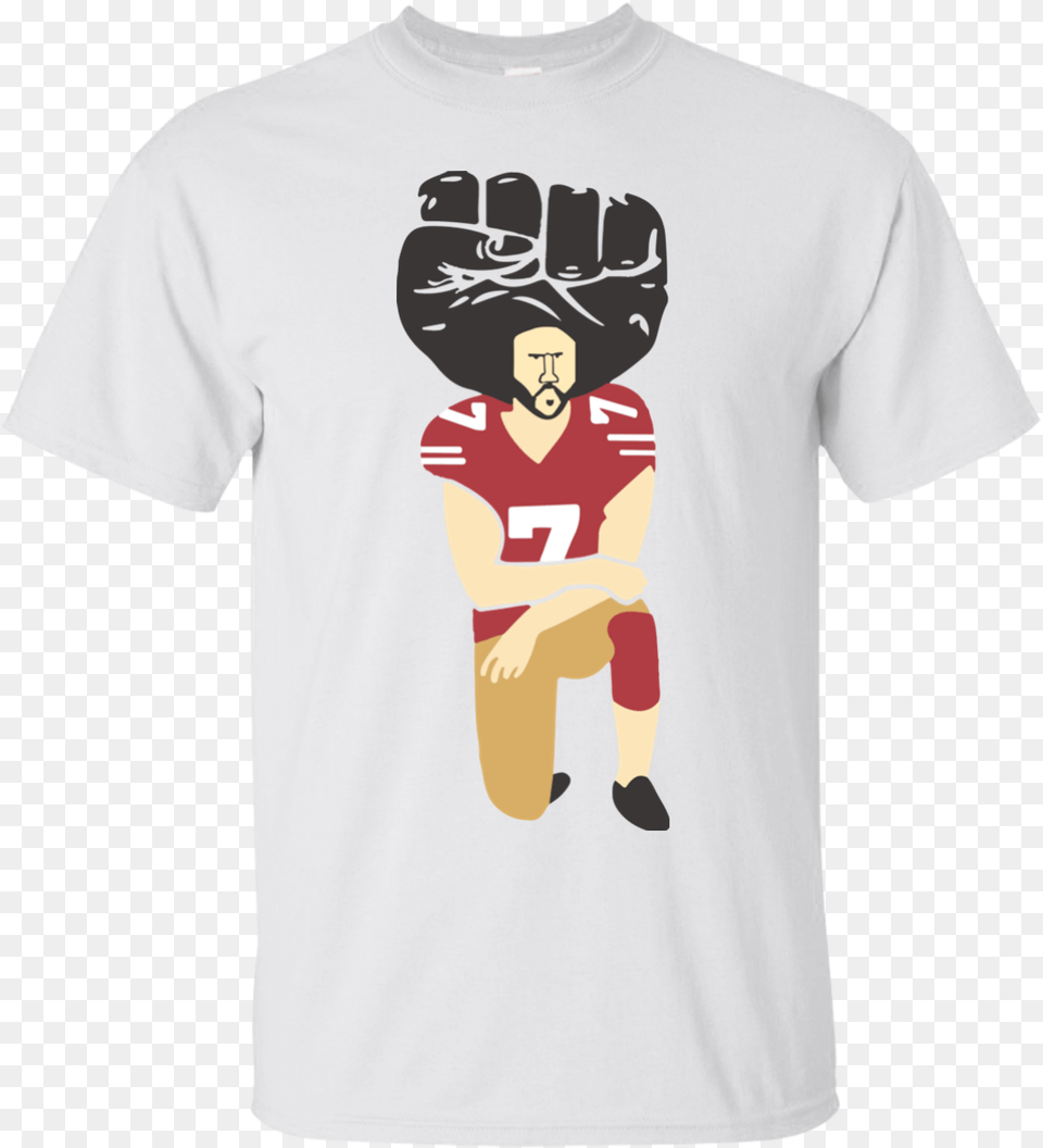 Colin Kaepernick Colin Kaepernick Tshirt Tank Hoodie Nike Spongebob T Shirt, Clothing, T-shirt, Boy, Child Png