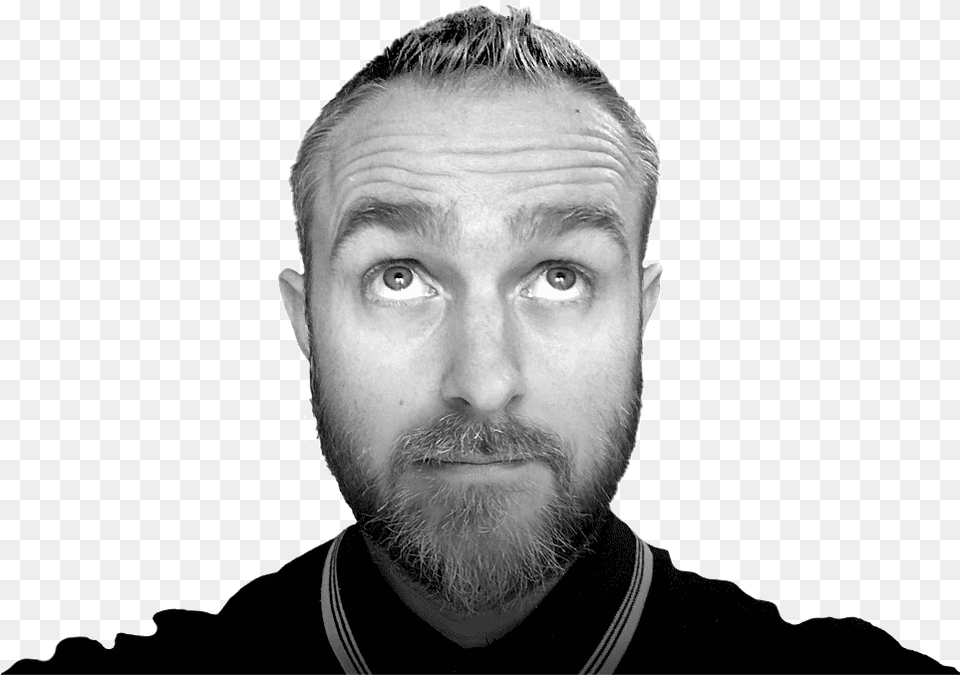 Colin Treanor Looking Up Gentleman, Adult, Beard, Face, Head Png